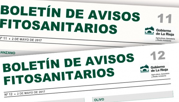 Boletín de avisos fitosanitarios de La Rioja 11 y 12
