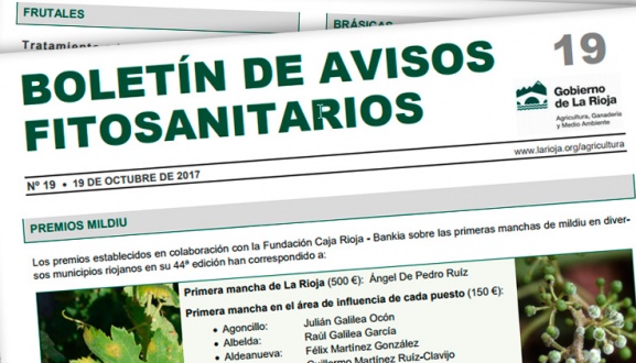 Boletín de Avisos Fitosanitarios de La Rioja 19