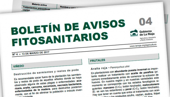 Boletín de avisos fitosanitarios de La Rioja 04