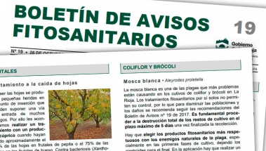Boletín de avisos fitosanitarios de La Rioja 19 - 2018